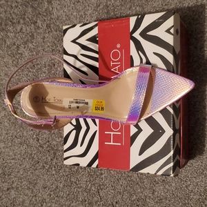 Holographic 4 1/2 inch heels